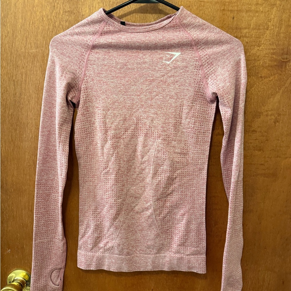 Gymshark Women's Seamless Long Sleeve Top - Dusty Pink Heather
